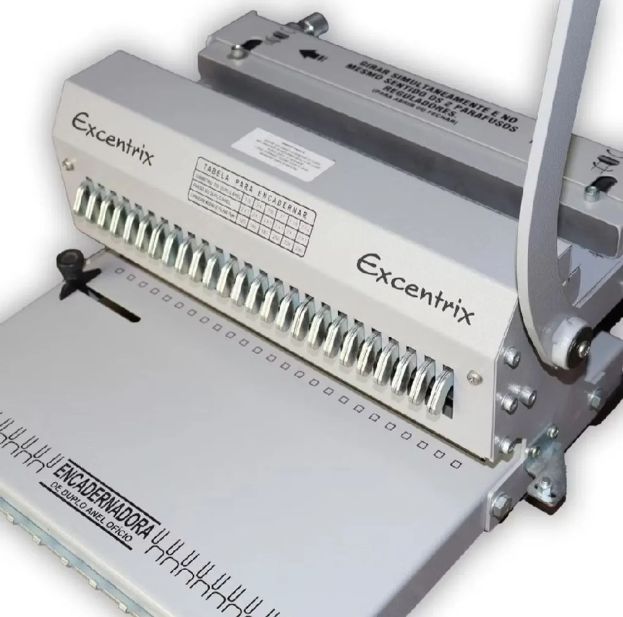 Encadernação Excentrix passo 2x1 