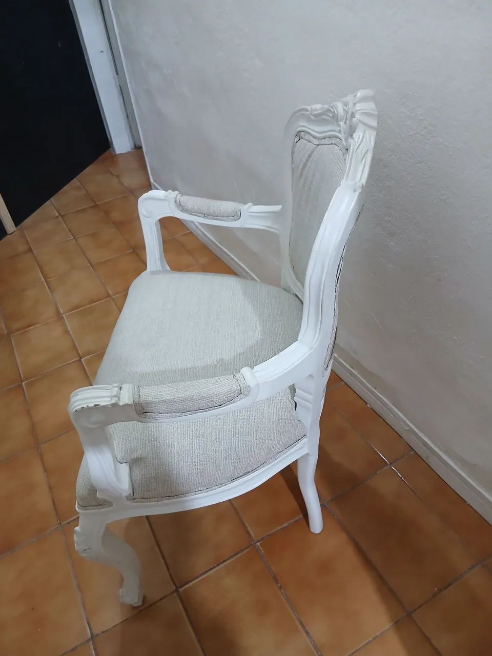 Cadeira de cedro estilo Luiz XV  - Foto 2