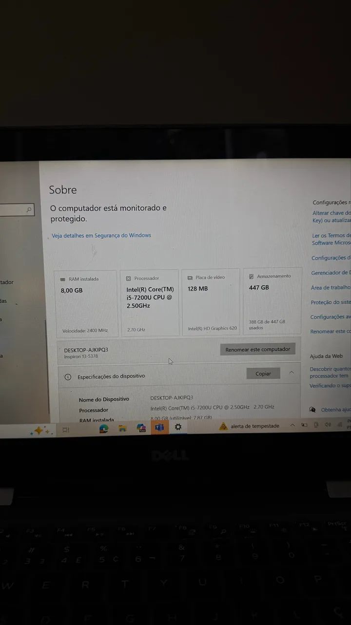 Dell Inspiron 5000 - 2 em 1 (Usado)  - Foto 4