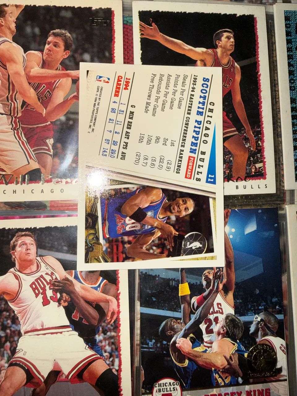 1994-95 Fleer All-Stars #10 ? Scottie Pippen - Foto 2