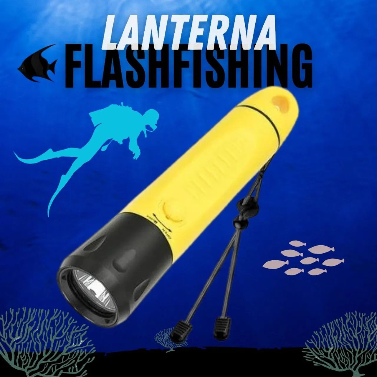 Lanterna de mergulho  - Foto 5