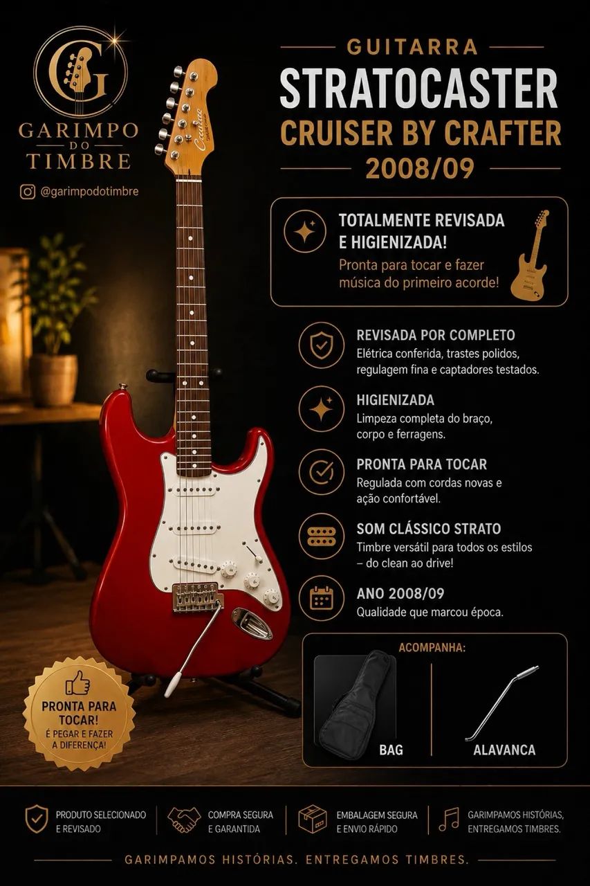 Guitarra Cruiser By Crafter