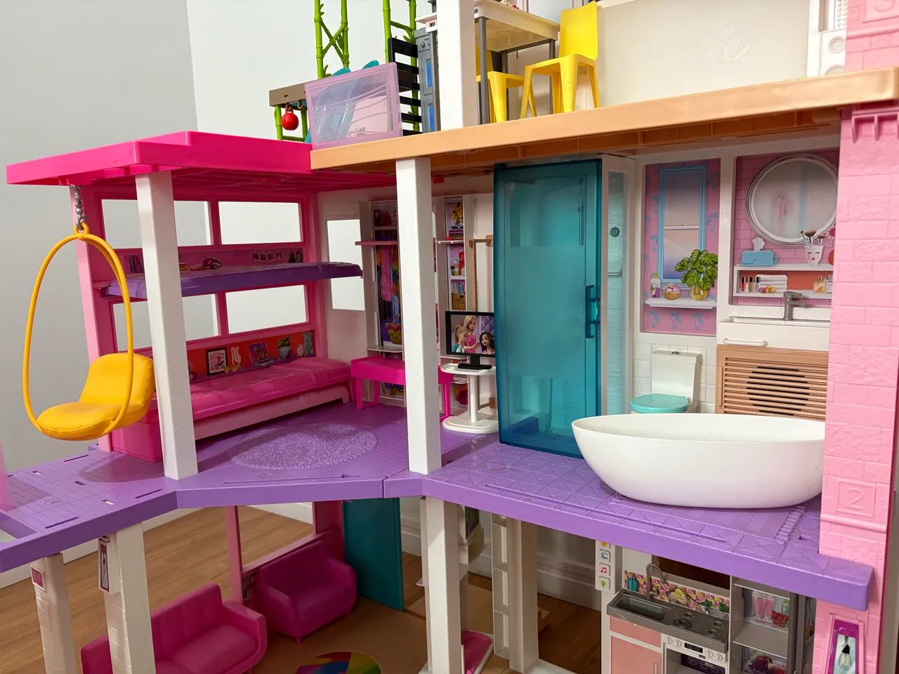 Casa da Barbie + Helicóptero - Foto 4