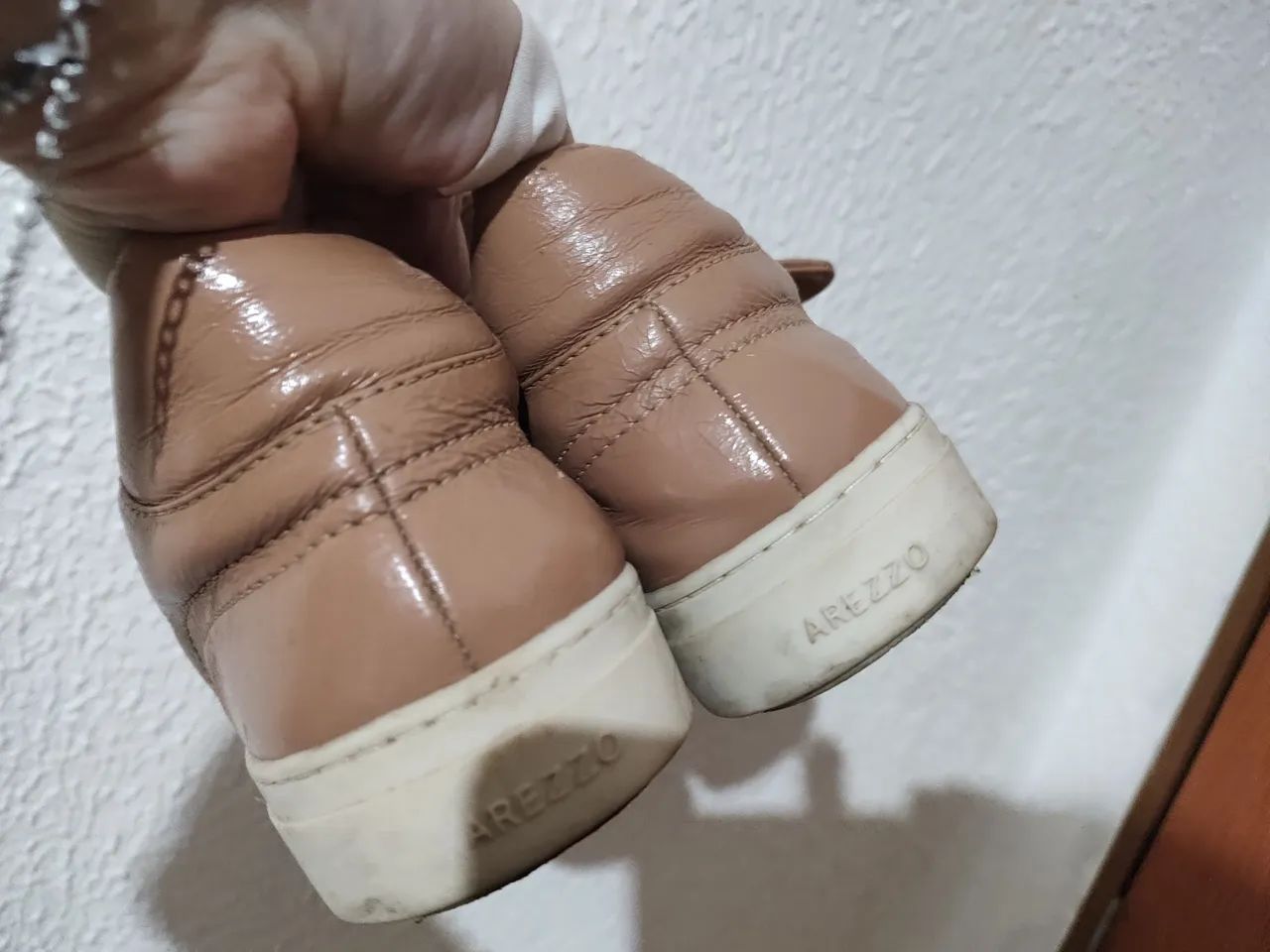 Tênis ZZ Joy Couro Pale Nut da Arezzo - Foto 2
