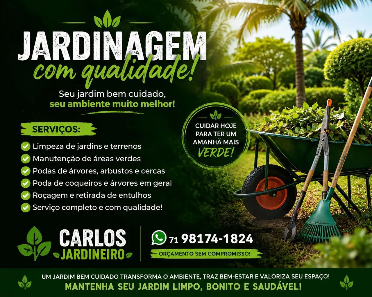 Serviço de poda e Jardinagem 