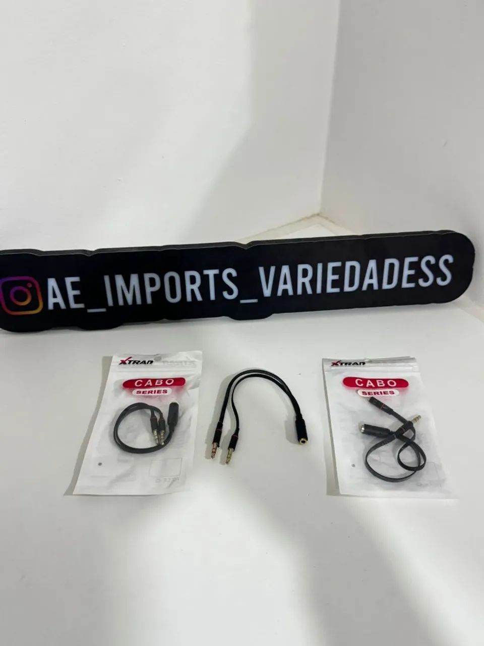 Cabo Y adapador para fone headset - Foto 5