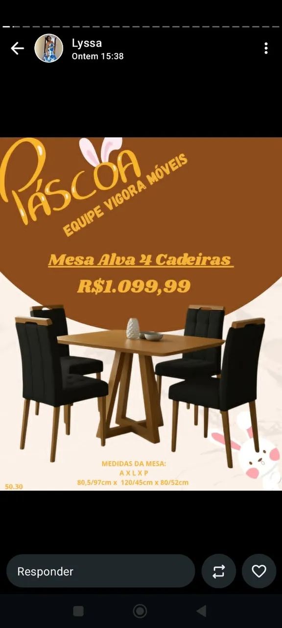 Mesa com cadeira 