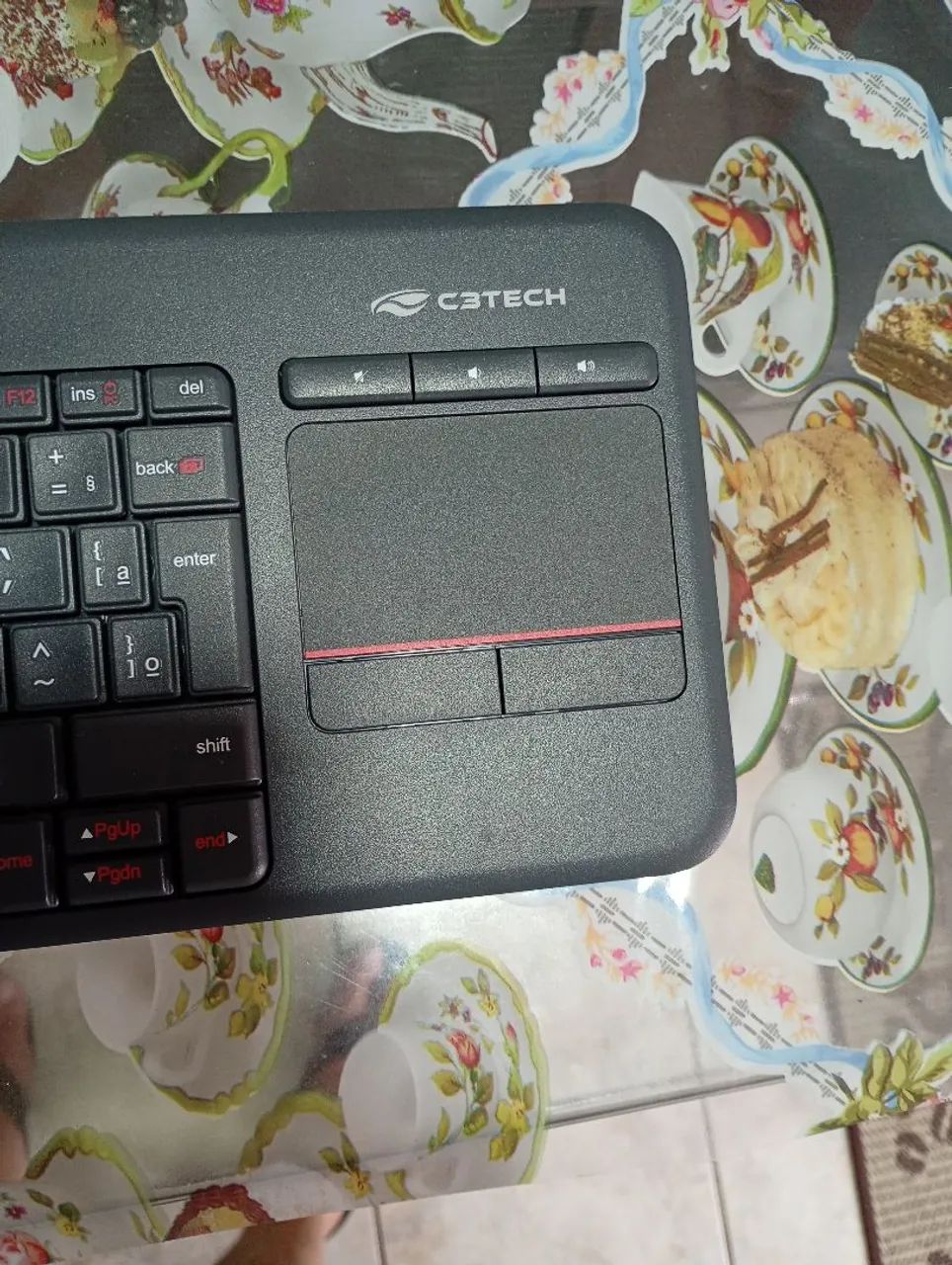 Teclado com mouse embutido + mouse (ambos sem fio) - Foto 2