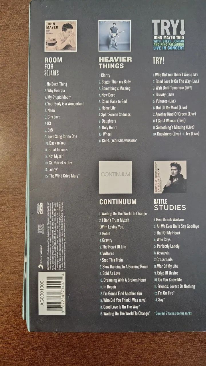 John Mayer Box 5 CD's - Foto 4
