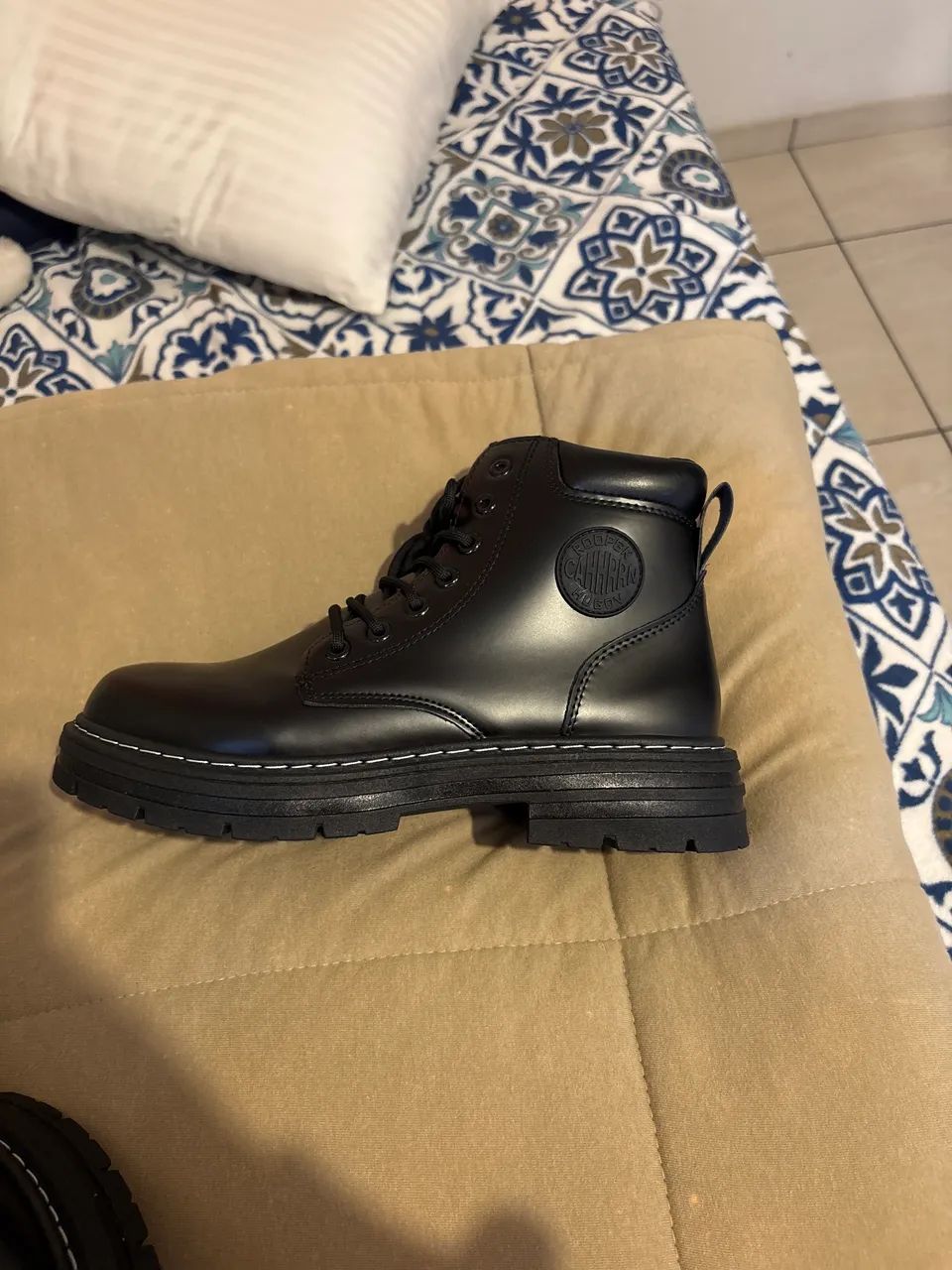 Bota Preta Montevid Nova - Sem uso - Foto 2