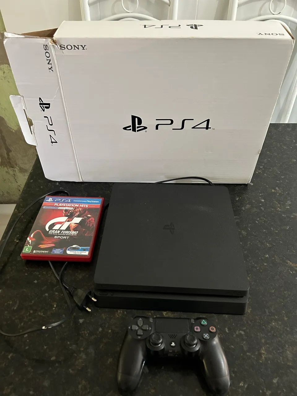Ps4 slim em excelente estado com lacre ainda !!!! - Foto 3