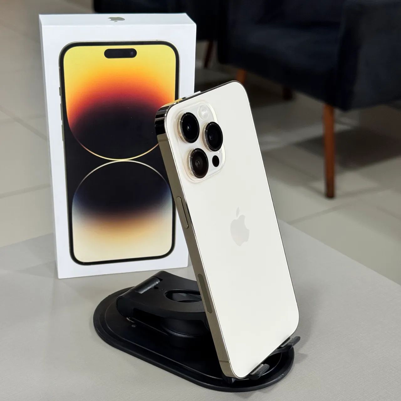 iPhone 14 Pro Max 128gb gold - Foto 2