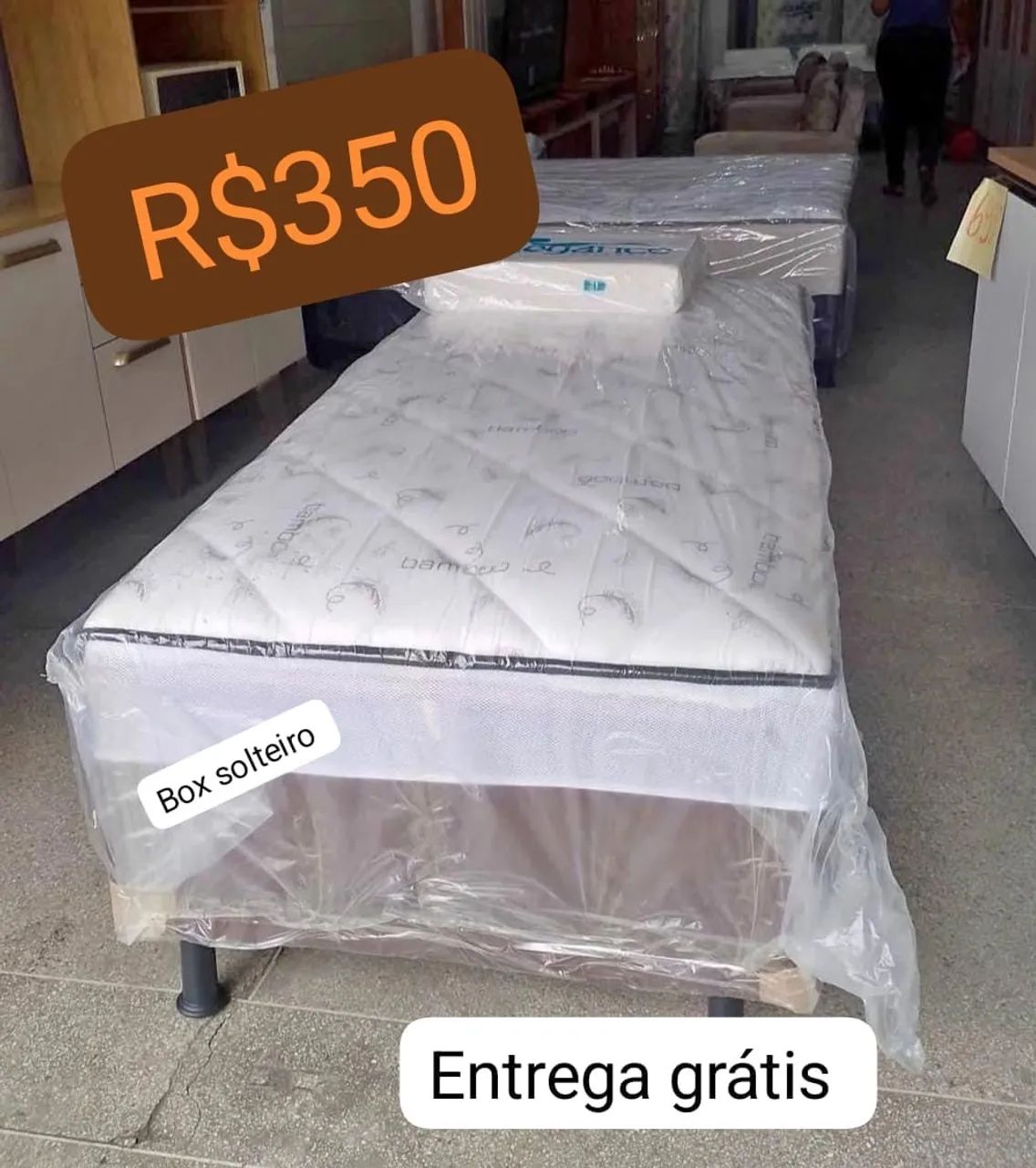 Cama box de solteiro 