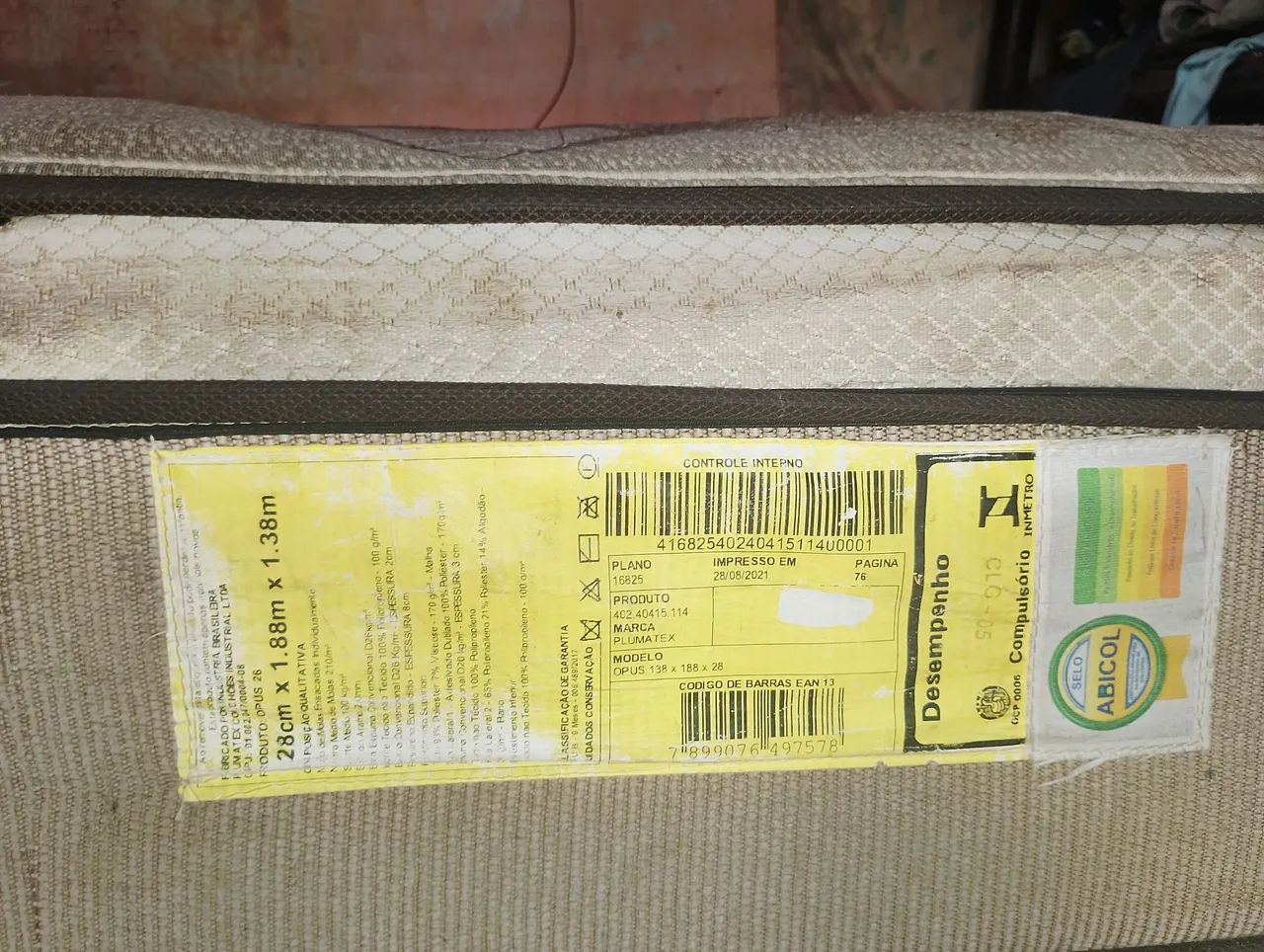 CAMA BOX PLUMATEX SEMI NOVO (VALOR NEGOCIÁVEL)
