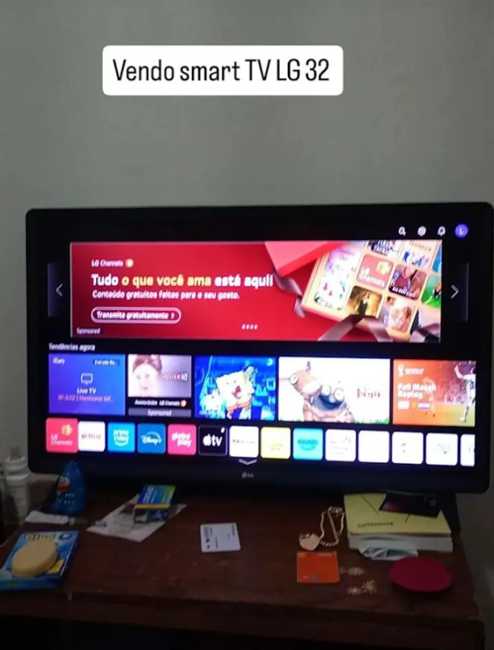 Vendo smart tv LG 32 polegadas 