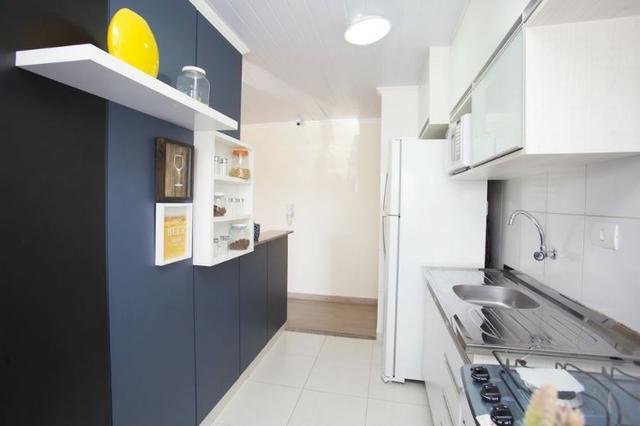 (V) Lindo apto 2 dorms com sacada, entrada em 36x e Ganhe o ITBI e Registro - Foto 2