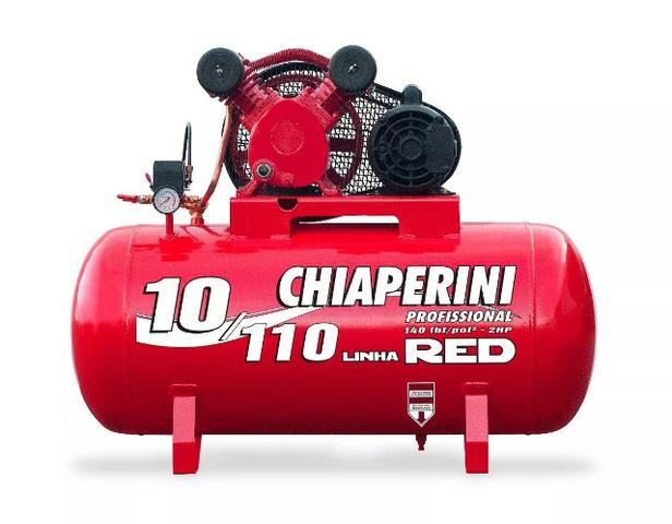 Compressor De Ar 10 Pcm 110l Monofásico Bivolt Chiaperini