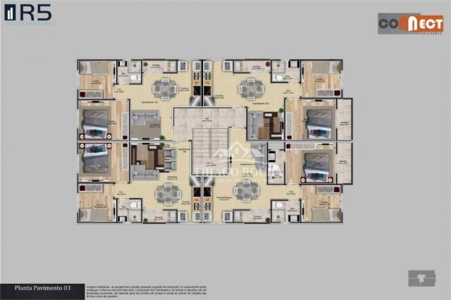 Cobertura com 2 dormitórios à venda, 99 m² por r$ 284.900 - centro - são josé dos pinhais/ - Foto 6