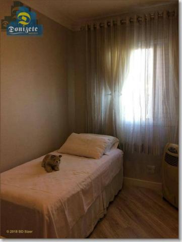 Apartamento com 3 dormitórios à venda, 89 m² por r$ 590.000,10 - cerâmica - são caetano do - Foto 14