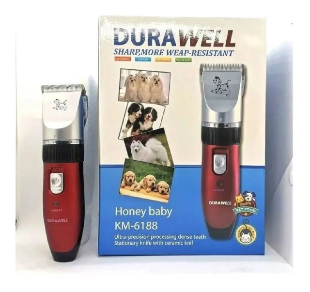 Kit Maquina De Tosa Cabelo Pelos Sem Fio Cães E Gatos - Foto 2