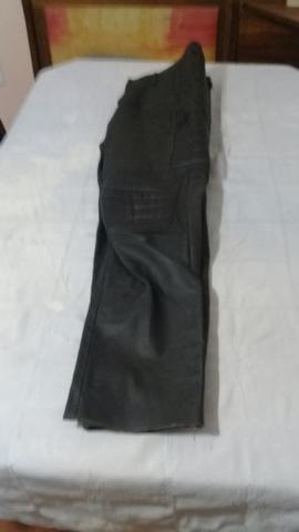 Calça motococlista de couro legitimo (40) - Foto 3