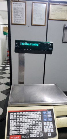 Balança Platina com etiquetas Filizola versão cadastro manual e RS 232 serial - Foto 6