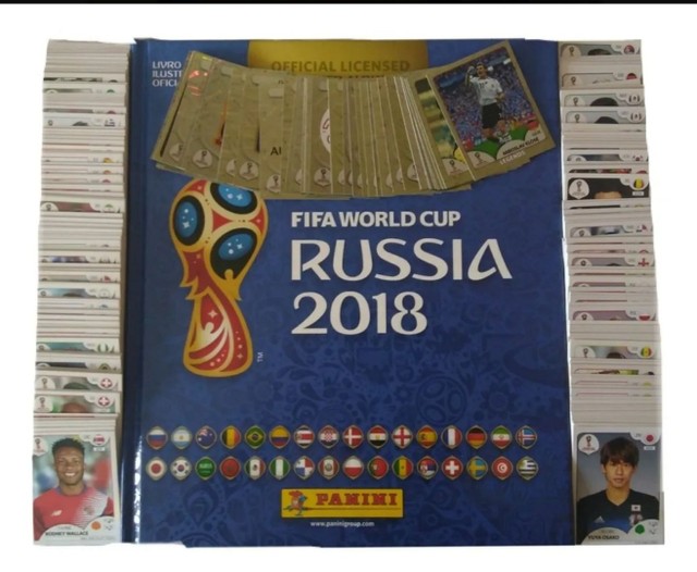 Album copa Rússia 2018 capa mole + figuras completo para colar