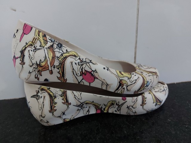 Sapatilha melissa hot sale unicornio