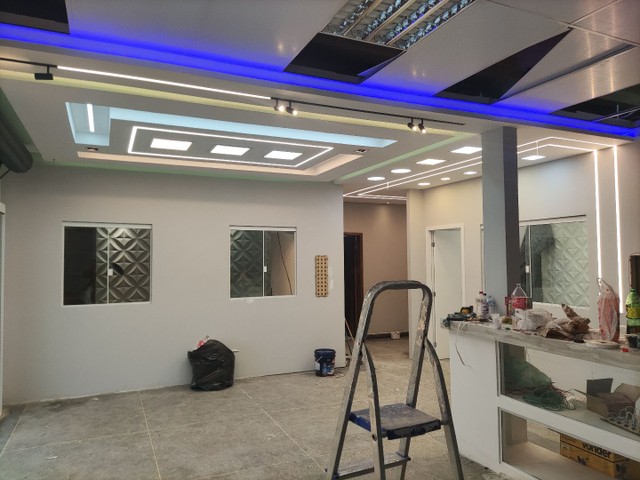 Perfil Embutir ou Sobrepor 2m para fita LED  - Foto 2