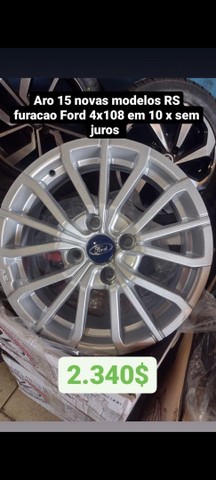 Rodas 14 15 17 18 20 novas na caixa em 10 x sem juros - Foto 2