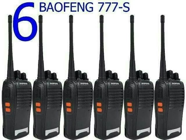 Rádio Comunicador Boafeng ( 6 Unidades ) Walk Talk Bf-777s