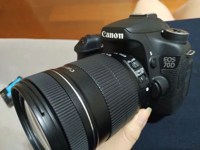Câmera canon 70D completa R$2.600,00