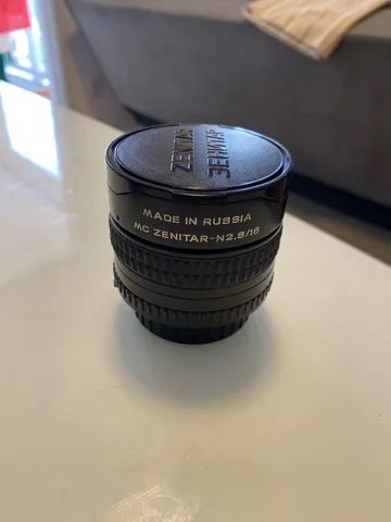 Lente Zenitar 16mm F2.8 Fisheye - Áudio, TV, vídeo e fotografia