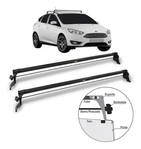 Rack Teto Ford Focus 2014 à 2017 Hacht - Preto Material Aço - VP 978