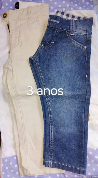 Kit calças infantil menino 3 anos