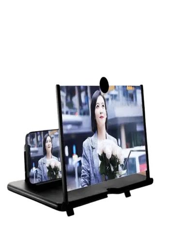 Ampliador De Tela Lente 3d Suporte Dobrável De Celular