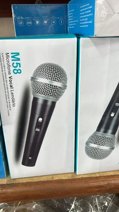 Microfone M58 com fio