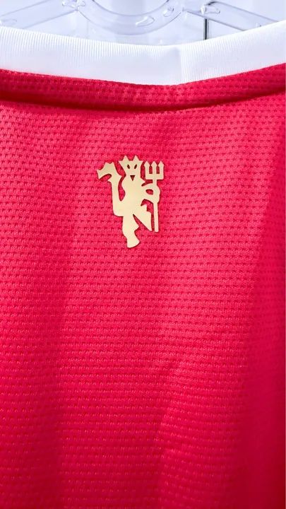 Camisa Manchester United Home 21/22 - Tamanho M - Frete Grátis e Envio Imediato! - Foto 4