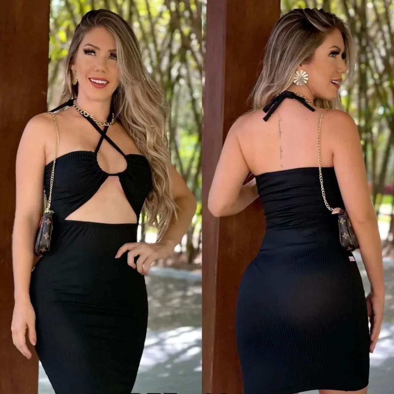 Vestidos Malha Canelada - Foto 5