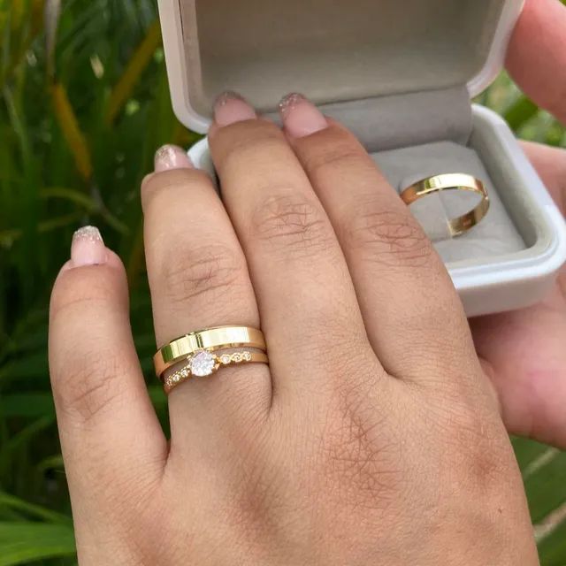PAR DE ALIANÇAS CASAMENTO  - Foto 6