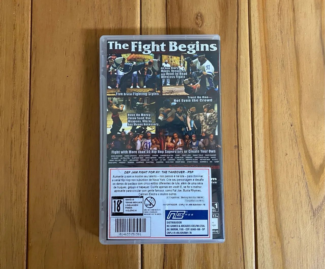 Def Jam: Fight for NY The Takeover - PSP completo - Foto 2