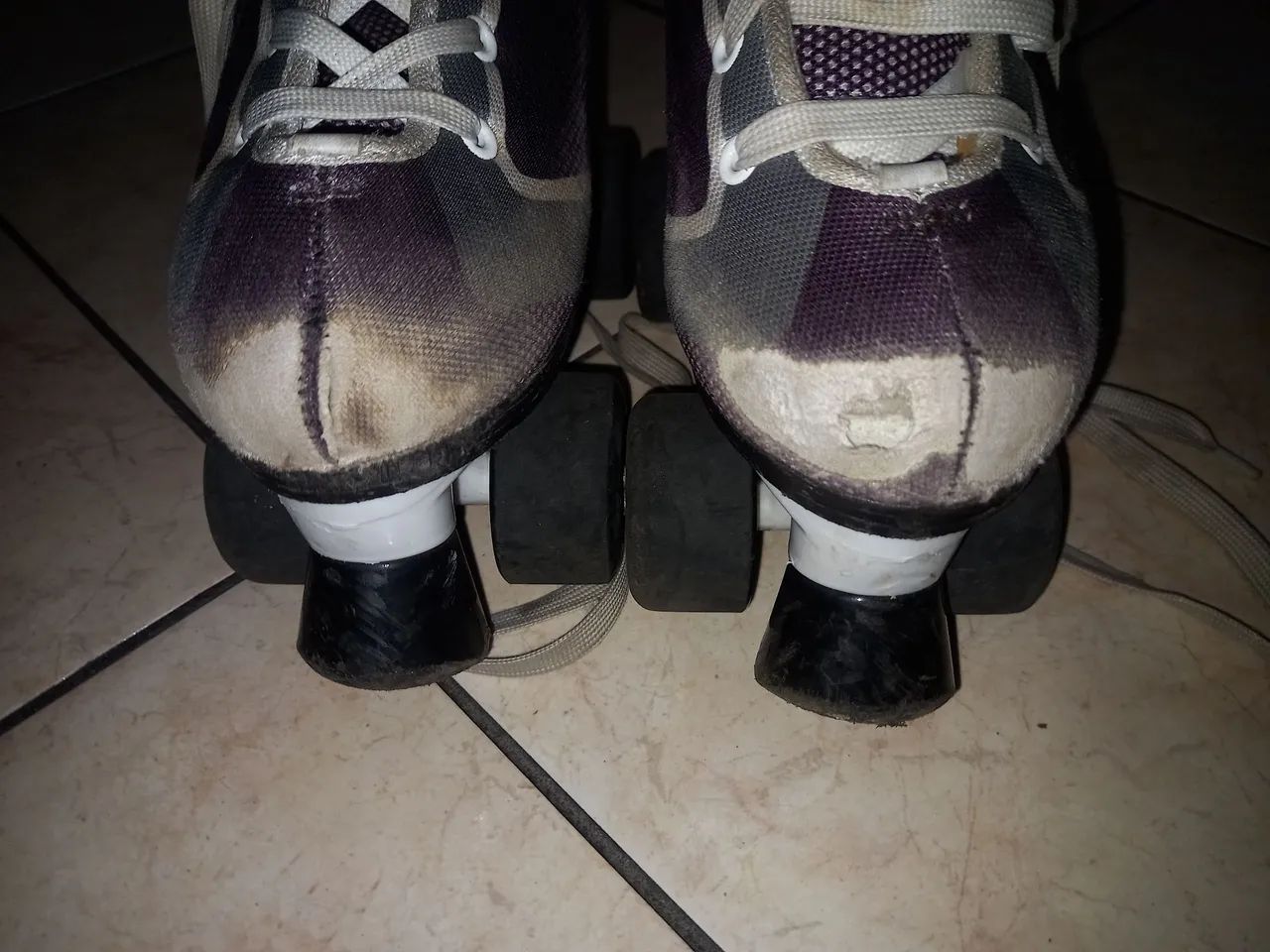 Patins Roller Quad tamanho 35 usado - Foto 4