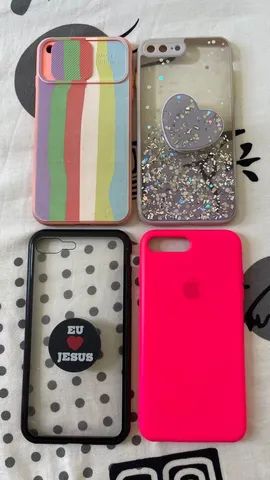 Capinhas iphone 7/8plus, 12 pro max e 16 plus