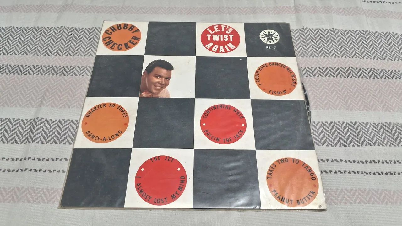 LP DISCO - CHUBBY CHECKER - LETS TWIST AGAIN.