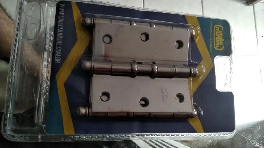 dobradica aco 3 1/2 x 3 cromado uniao mundial