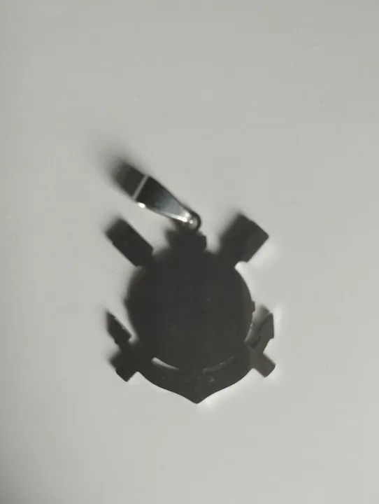 Pingente de corrente de aço do Corinthians - Foto 2