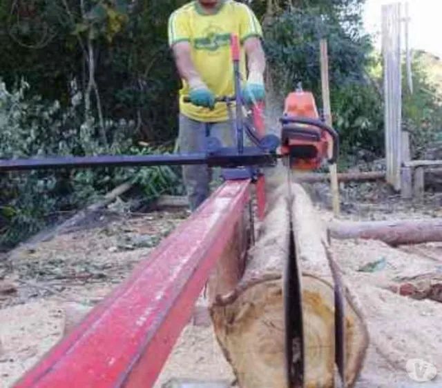 Serra tábua Serraria movel portatil pra usar com motosserra - Foto 6