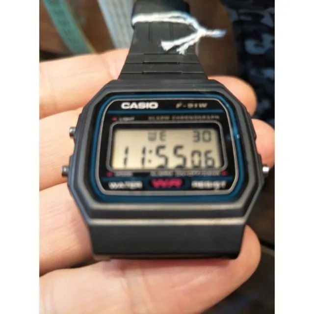 Relógio Casio Digital Funcional F-91W Novo (Com Garantia) - Foto 5