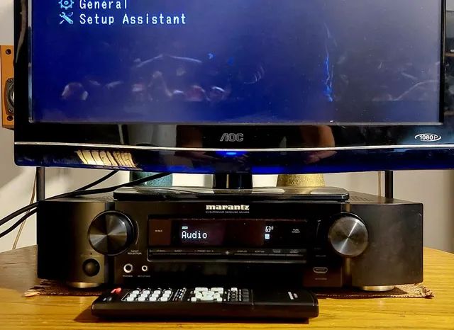 RECEIVER MARANTZ slim NR1403 5.1 50 a 80w/ch - Aparelhos de Som