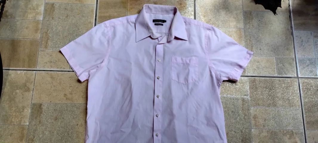 Camisa masculina rosa número 3 - Foto 3